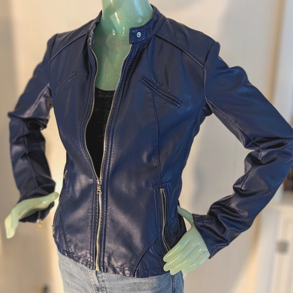 GUESS vegan leather jacket
